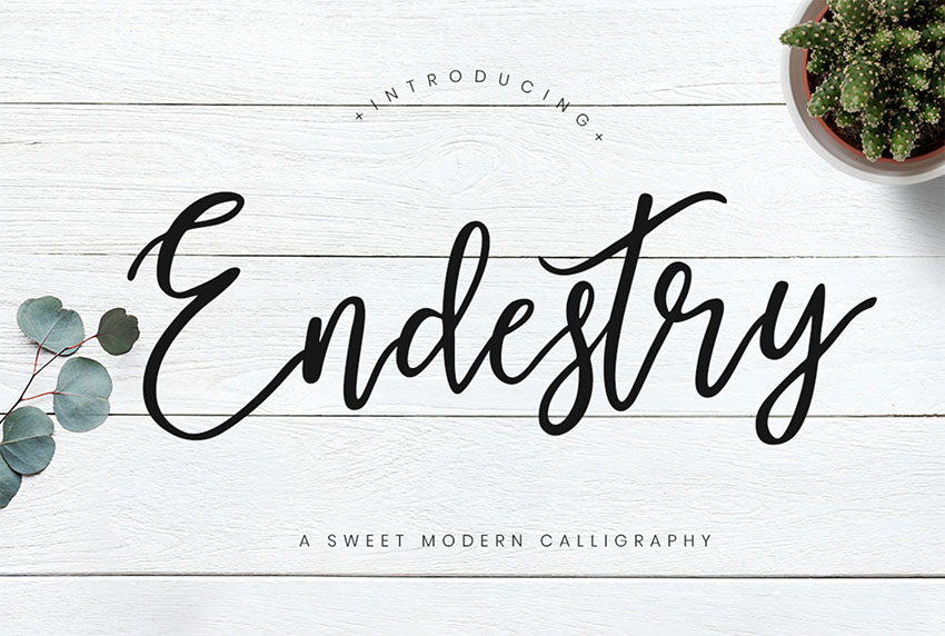 ENDESTRY Free Tattoo Font